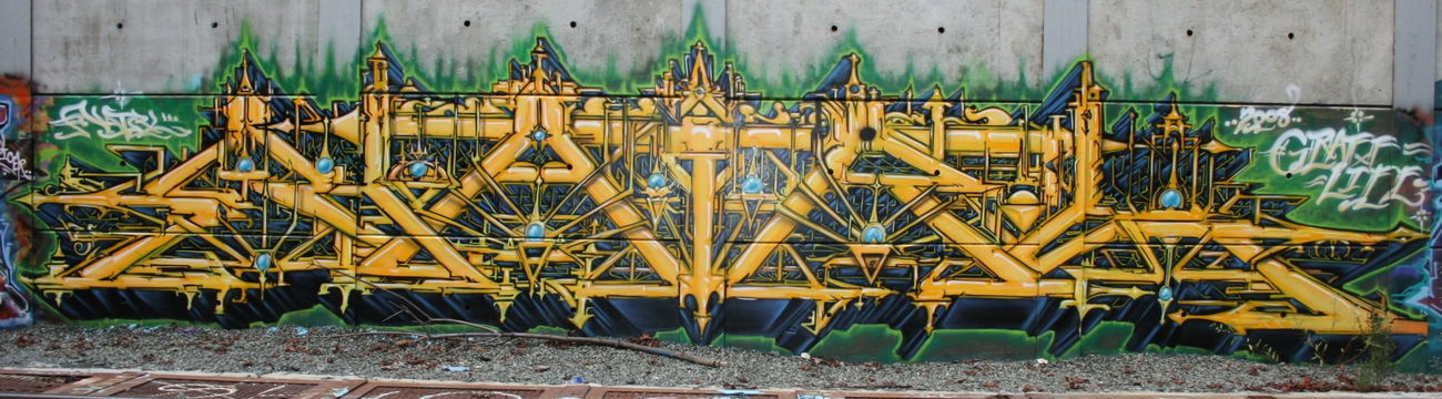 Graffiti Wall in Los Angeles - Photo by cruze2 - Natri
