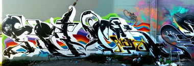 Graffiti Wall in Los Angeles - Photo by cruze2 - Revok