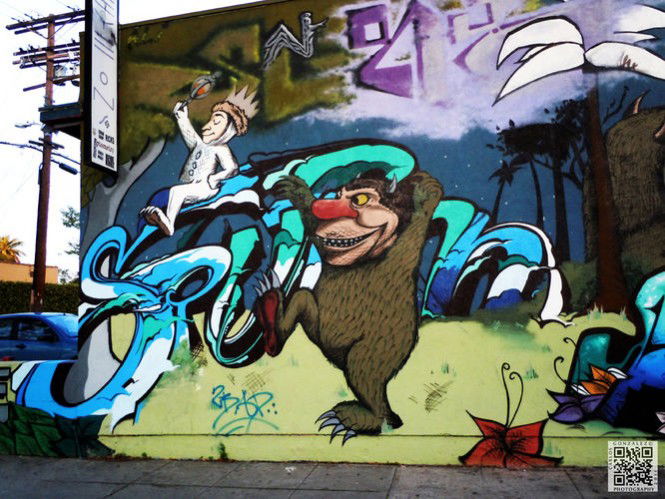 Graffiti Wall in Los Angeles - Photo by cruze2 - Spurn