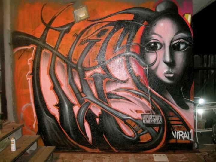 Graffiti Wall in Los Angeles - Photo by cruze2 - Viral