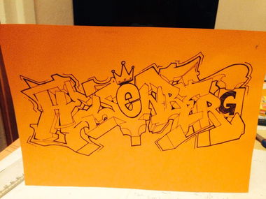 Graffiti Sketch - Photo by cruzoe