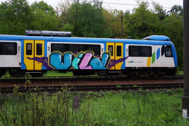 Graffiti Train - Photo by curko