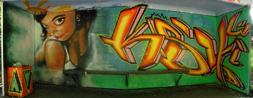 Graffiti Wall - Photo by curko