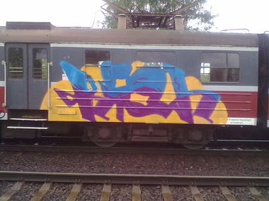 Graffiti Train - Photo by curko