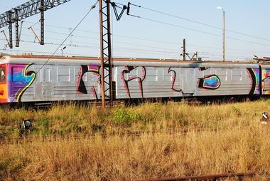 Graffiti Train - Photo by curko