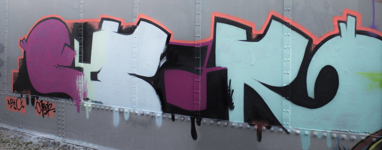 Graffiti Wall - Photo by cyber - cyber, bnc, dortmund (2014)