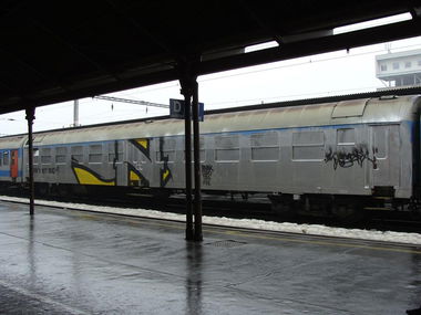 Graffiti Train in Brno - Photo by czechffiti - pnd