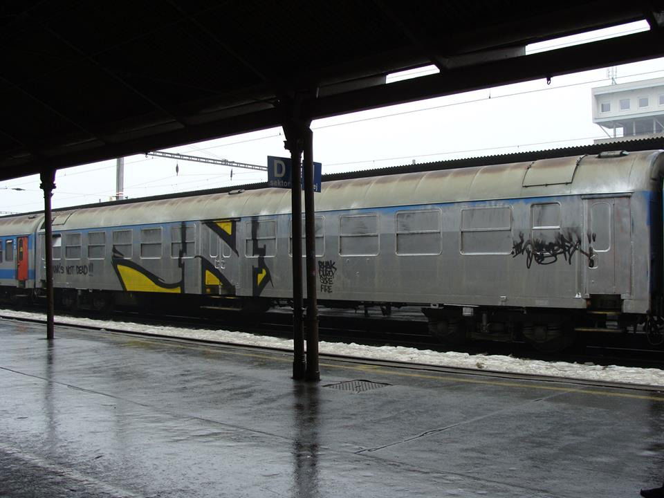 Graffiti Train in Brno - Photo by czechffiti - pnd