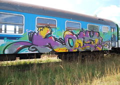 Graffiti Train in Česko - Photo by czechffiti