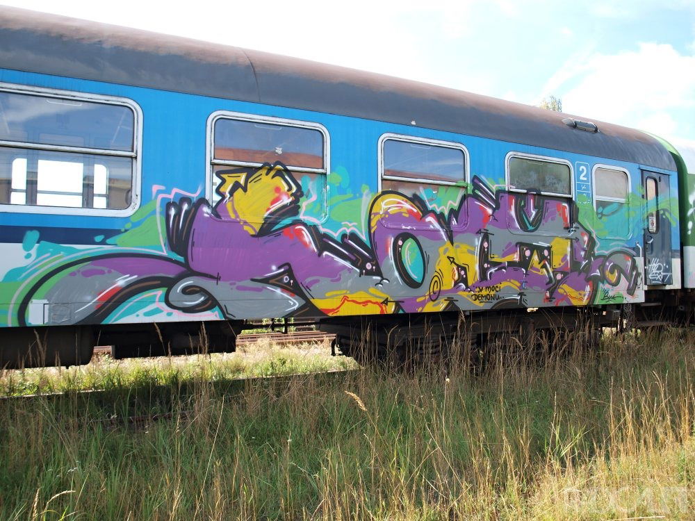 Graffiti Train in Česko - Photo by czechffiti