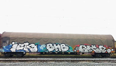 Graffiti Train in Česko - Photo by czechffiti - freight, ick, bhb