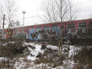 Graffiti Train in Česko - Photo by czechffiti - vlak