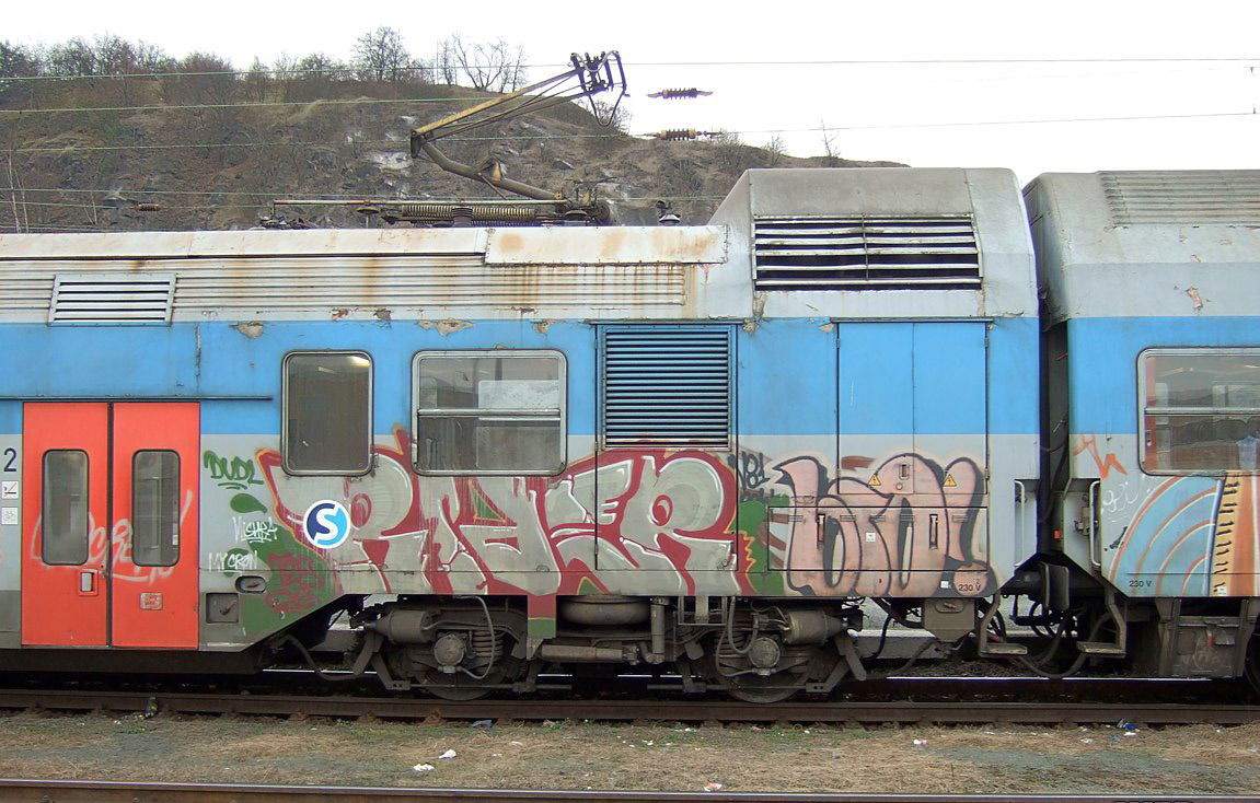 Graffiti Train in Česko - Photo by czechffiti - rider, bro
