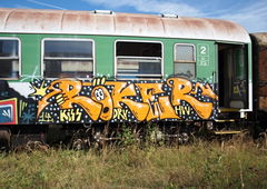 Graffiti Train in Česko - Photo by czechffiti - roker