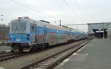Graffiti Train in Beroun - Photo by czechffiti - umc, aqf