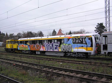 Graffiti Train in Praha - Photo by czechffiti - write, t2b, vice