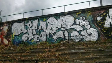 Graffiti Wall in Česko - Photo by czechffiti - silver, t2b (2015)