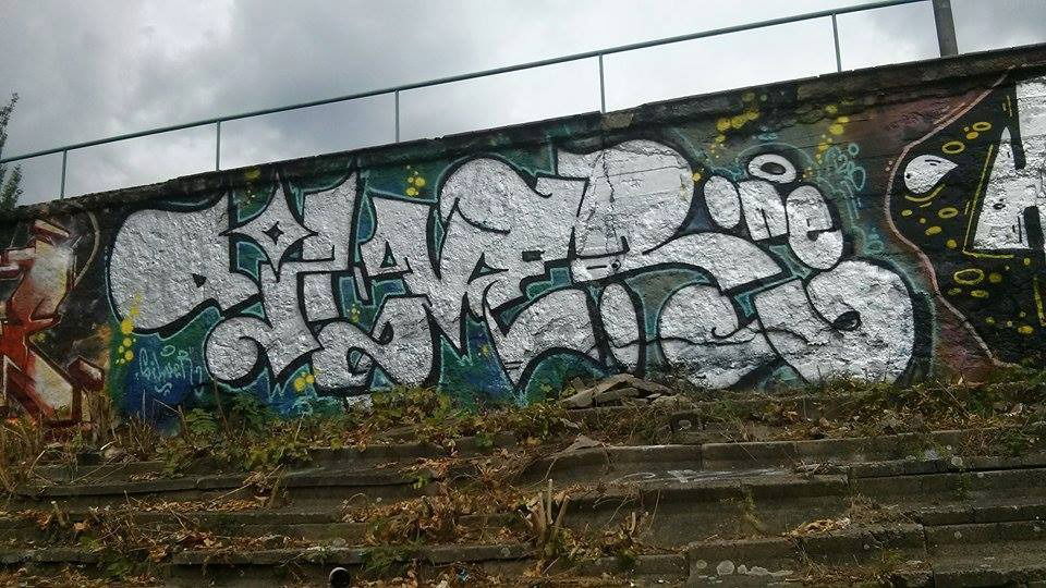 Graffiti Wall in Česko - Photo by czechffiti - silver, t2b (2015)