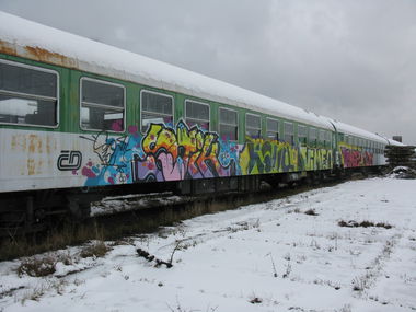 Graffiti Train in Česko - Photo by czechffiti - čd