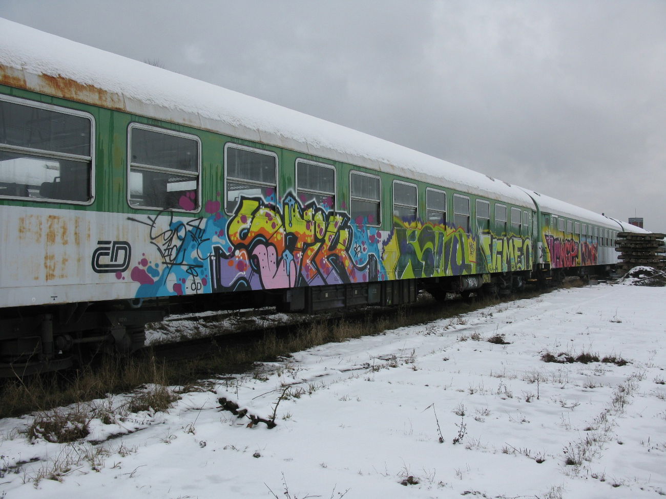 Graffiti Train in Česko - Photo by czechffiti - čd