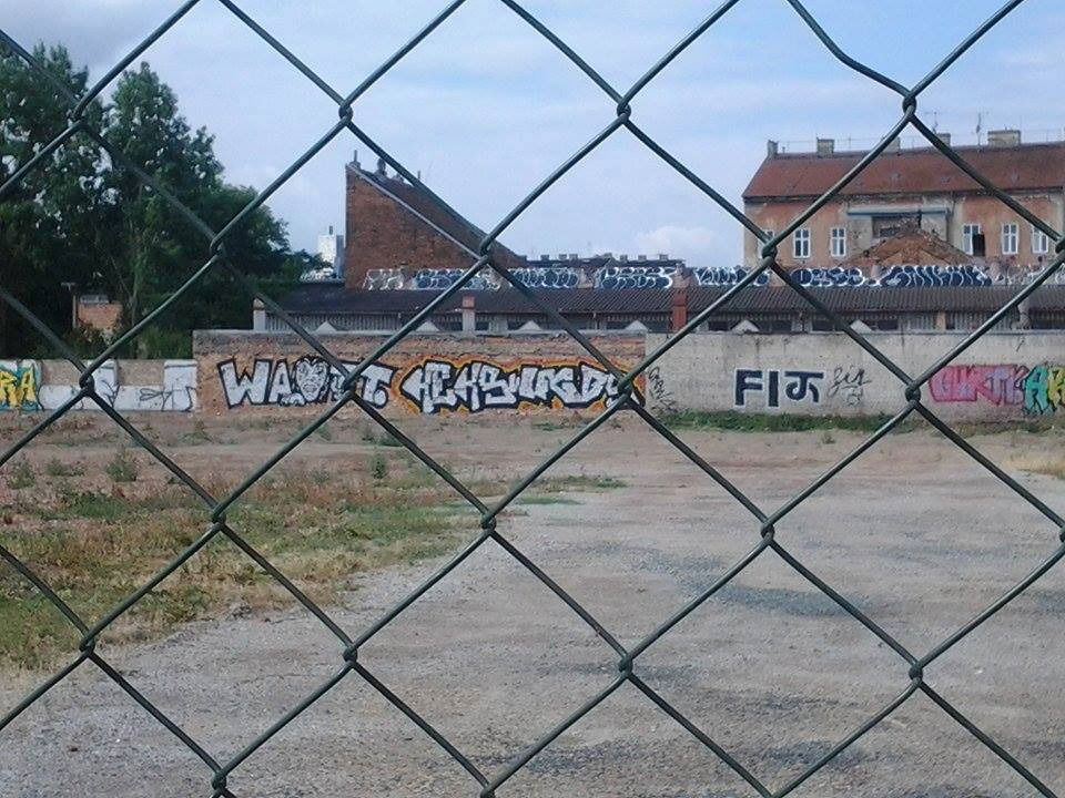 Graffiti Bombing in Brno - Photo by czechffiti