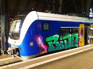 Graffiti Train - Photo by daREALziegenpeter