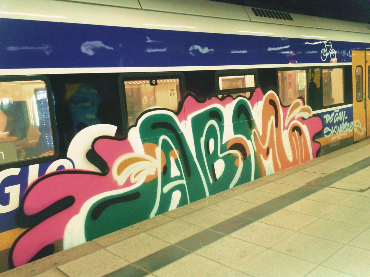 Graffiti Train - Photo by daREALziegenpeter - abm