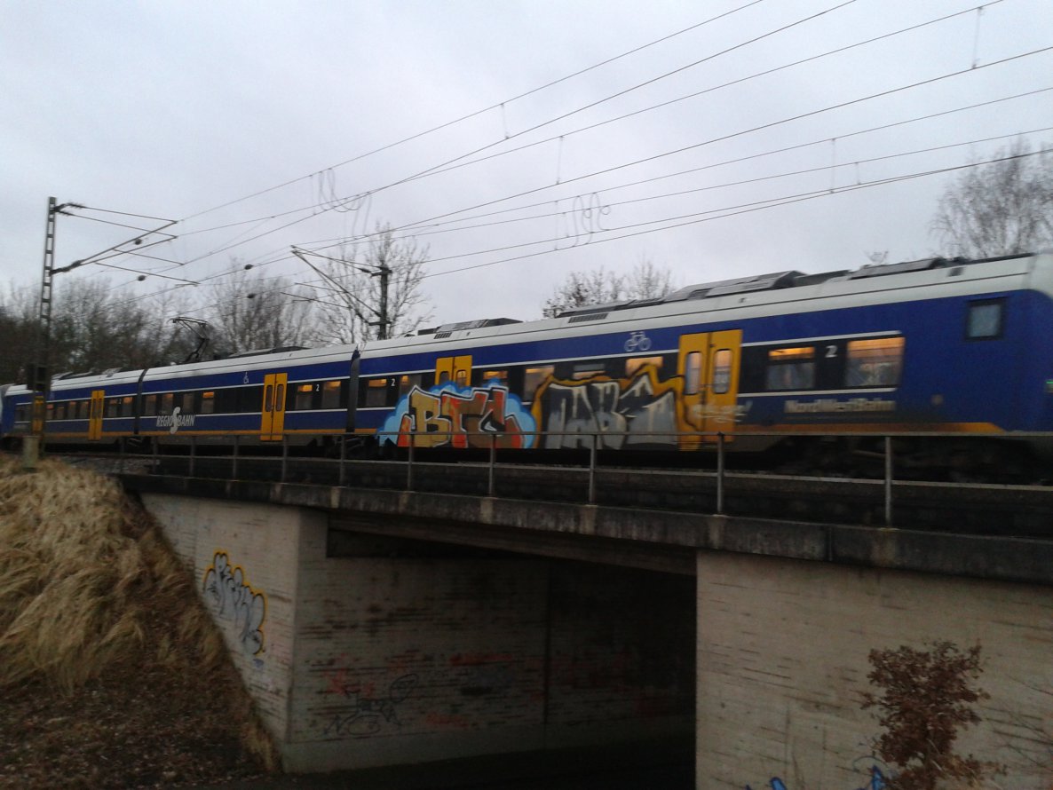 Graffiti Train - Photo by daREALziegenpeter - btc, abm (2012)