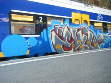 Graffiti Train - Photo by daREALziegenpeter - evil