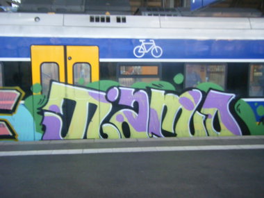 Graffiti Train - Photo by daREALziegenpeter - tiamo