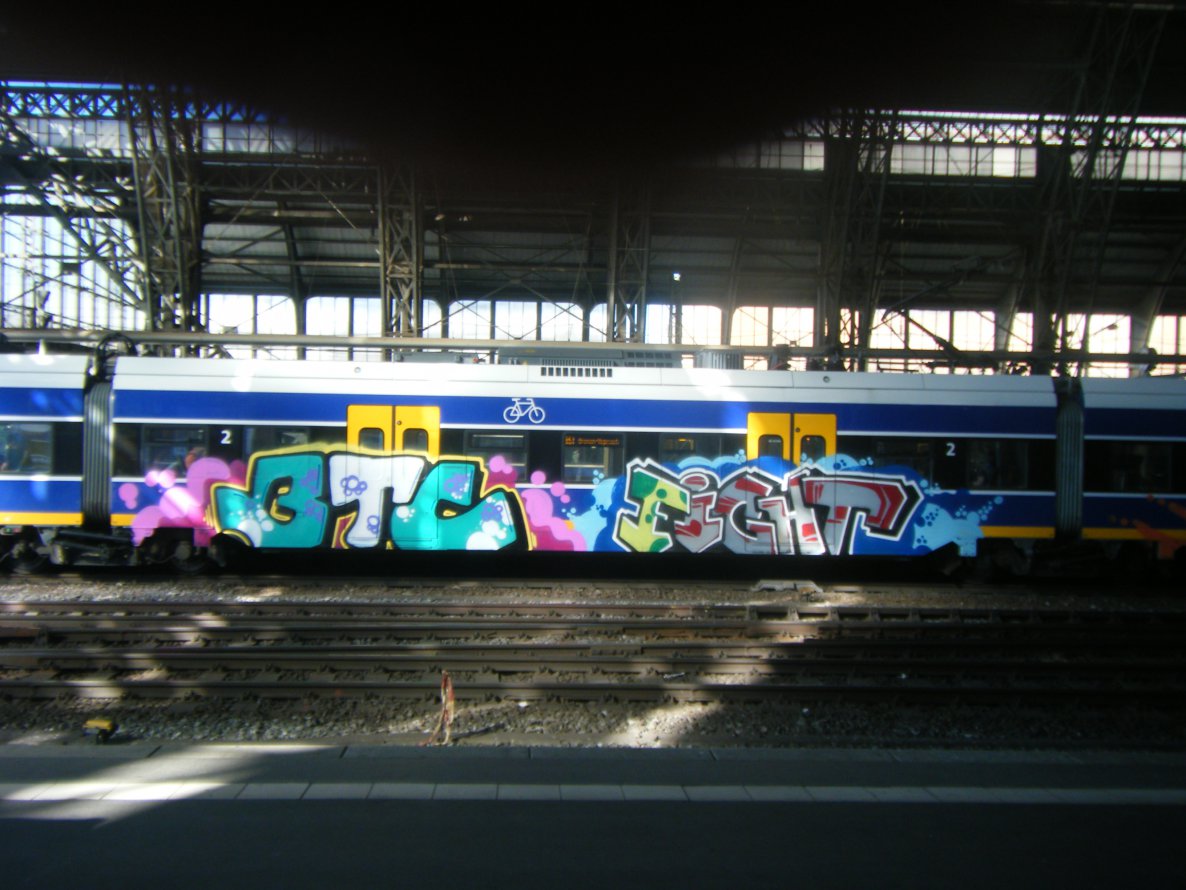 Graffiti Train - Photo by daREALziegenpeter - btc, fight