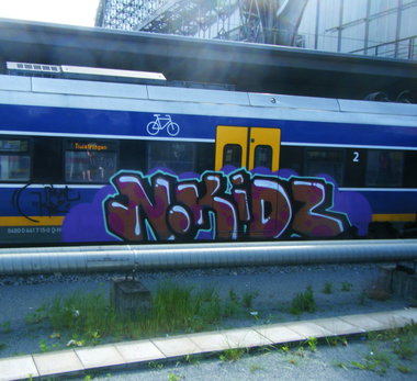 Graffiti Train - Photo by daREALziegenpeter - n.kidz, nk (2012)