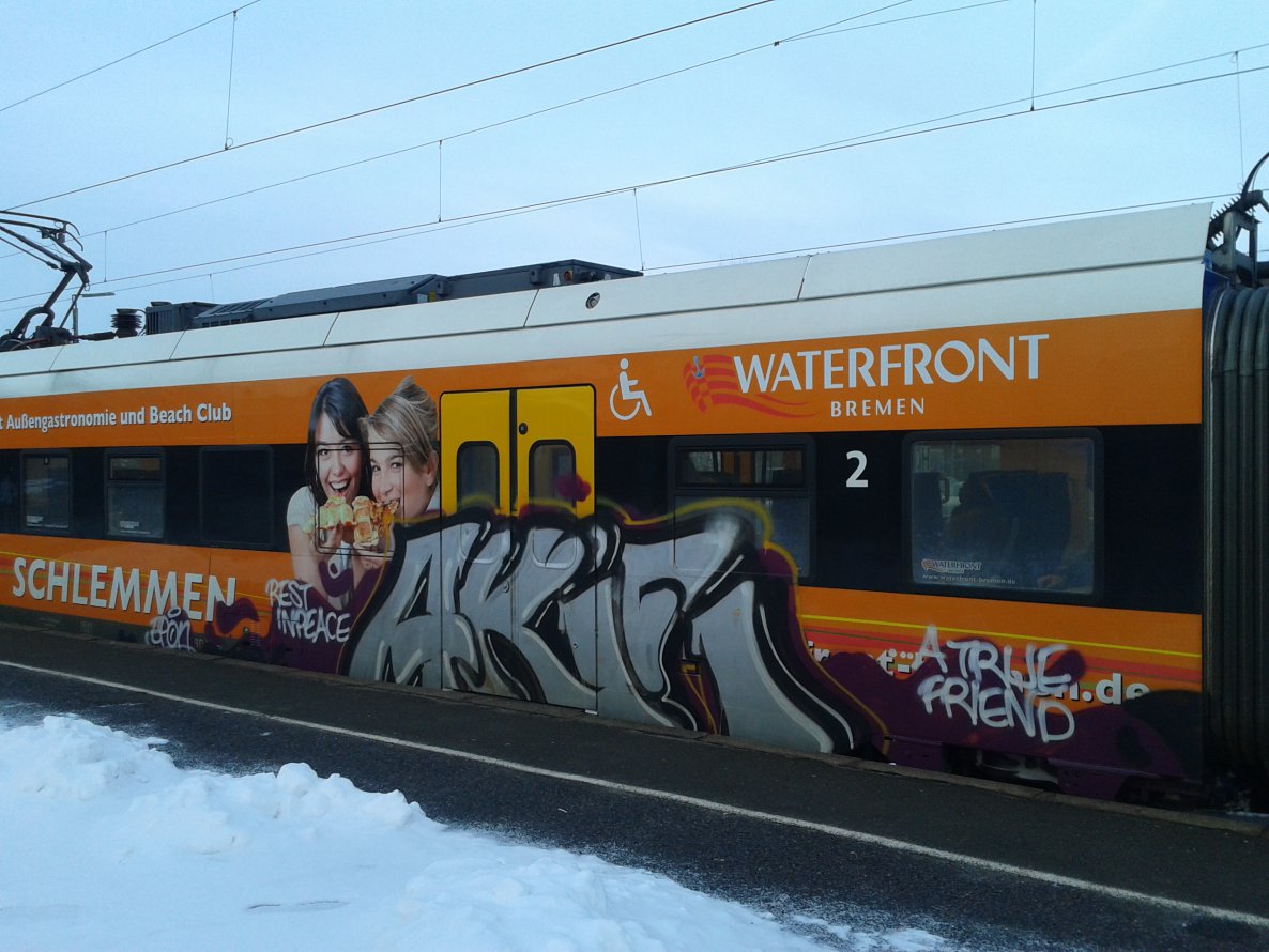 Graffiti Train - Photo by daREALziegenpeter - Akie, Epon