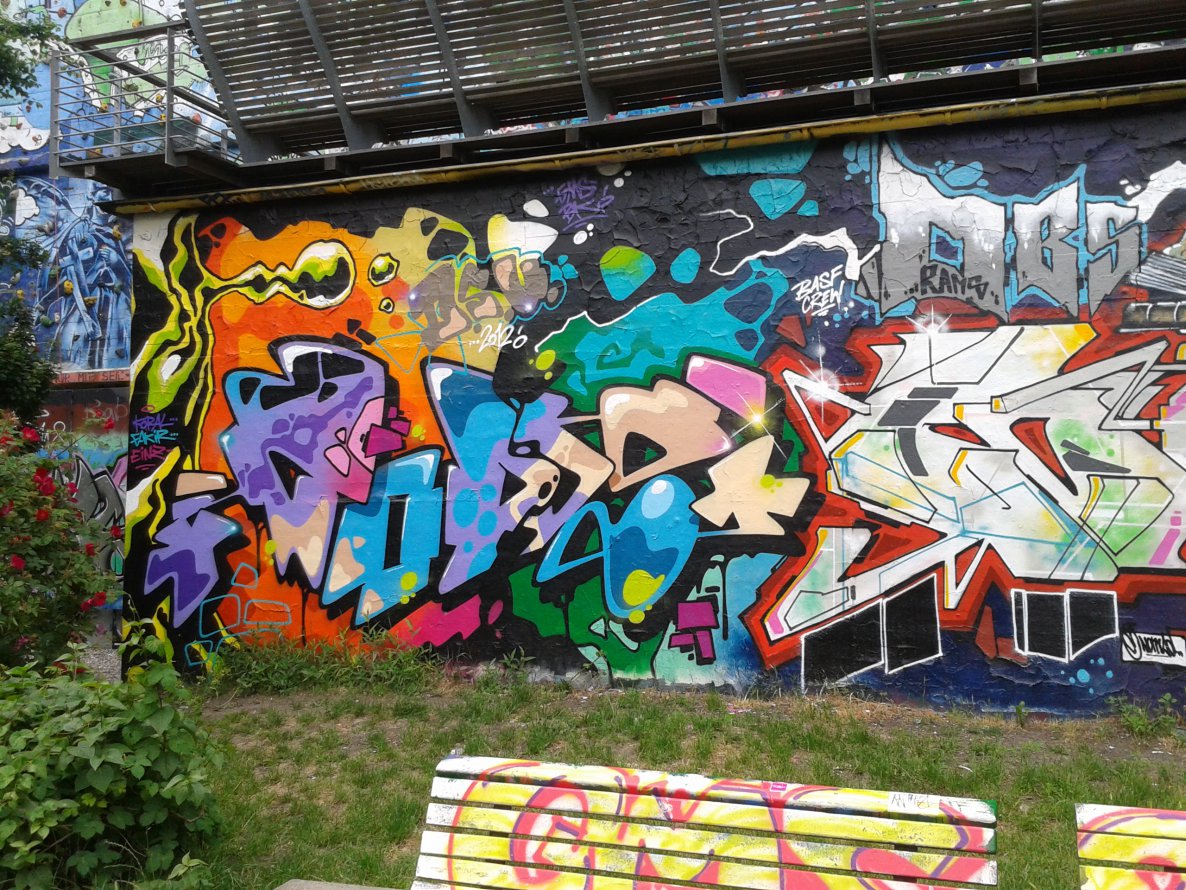 Graffiti Wall - Photo by daREALziegenpeter - code, dsu (2012)