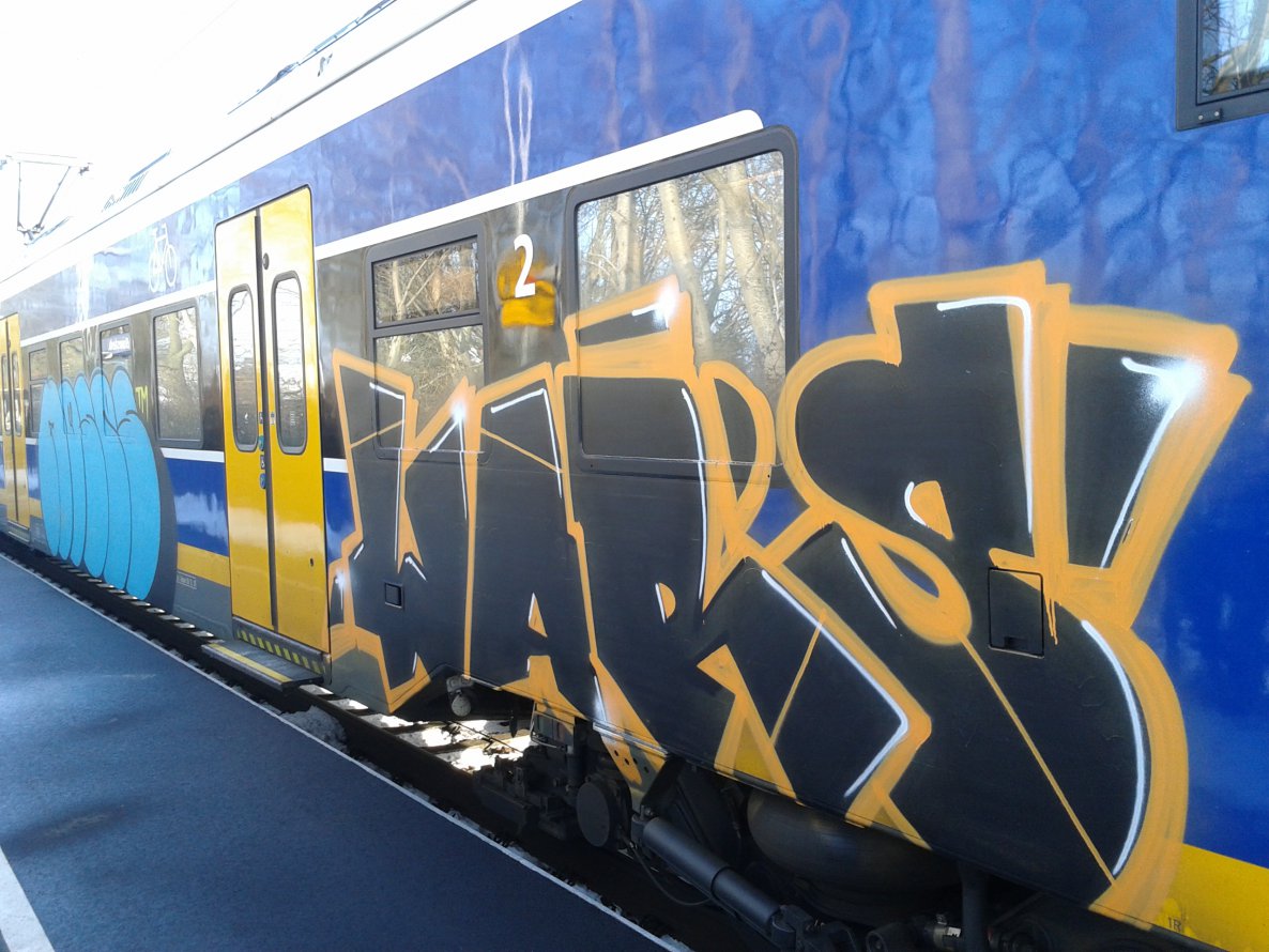 Graffiti Train - Photo by daREALziegenpeter - moses, wars (2013)