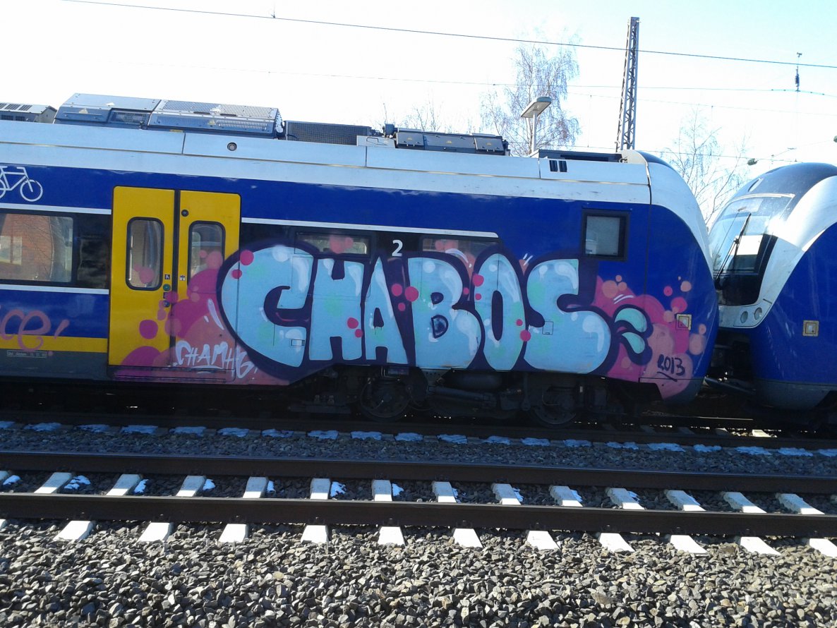 Graffiti Train - Photo by daREALziegenpeter - Cha, Chabos