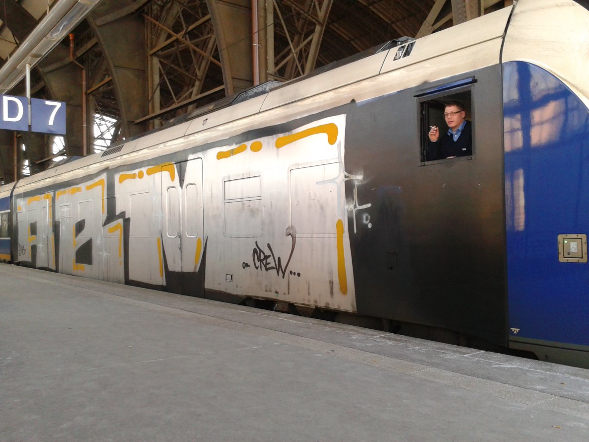 Graffiti Train - Photo by daREALziegenpeter - abm