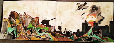 Graffiti Sketch - Photo by daREALziegenpeter - black