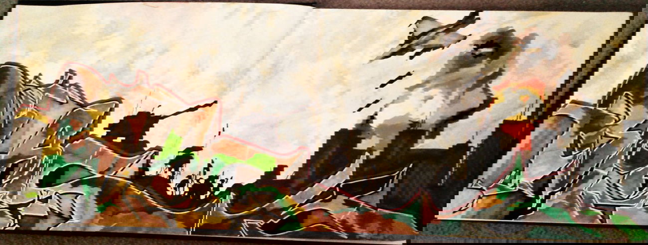 Graffiti Sketch - Photo by daREALziegenpeter - black