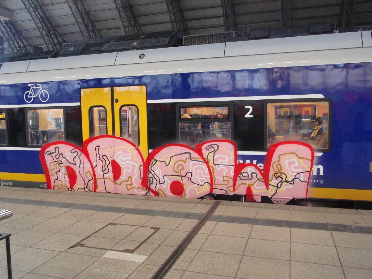 Graffiti Train - Photo by daREALziegenpeter - drow