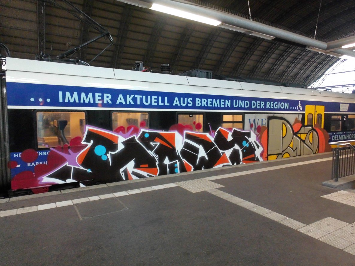 Graffiti Train - Photo by daREALziegenpeter - howy, primo