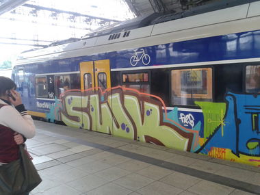 Graffiti Train - Photo by daREALziegenpeter - swk