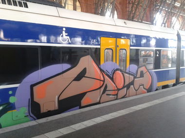 Graffiti Train - Photo by daREALziegenpeter - primo