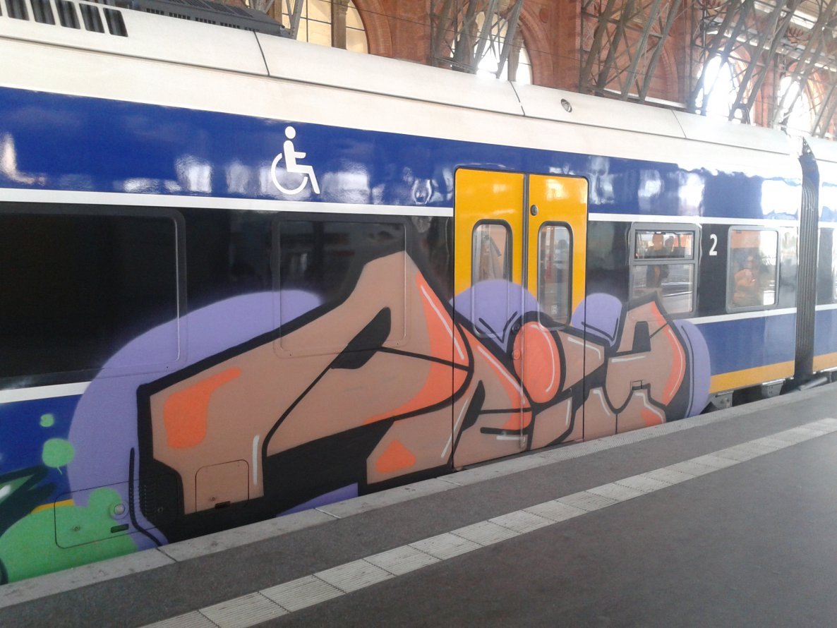 Graffiti Train - Photo by daREALziegenpeter - primo