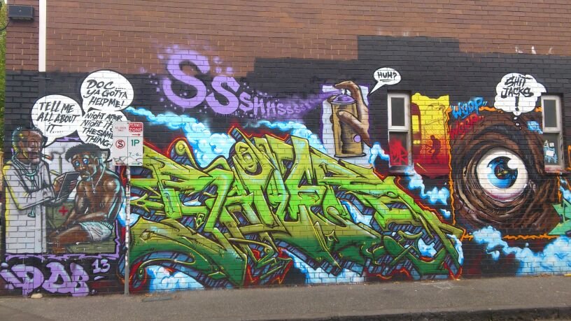 Graffiti Wall - Photo by daREALziegenpeter - Bailer, Australia