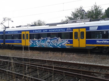 Graffiti Train - Photo by daREALziegenpeter - news, ilts