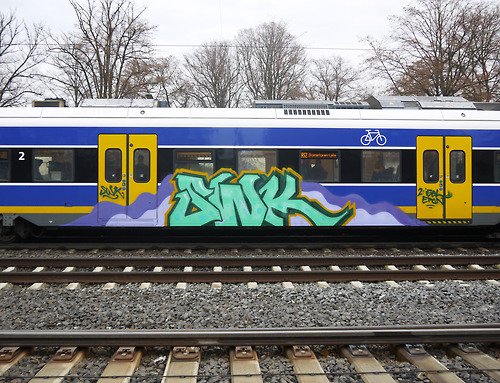 Graffiti Train - Photo by daREALziegenpeter - swk