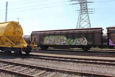 Graffiti Train - Photo by daREALziegenpeter - 2pac, lapd