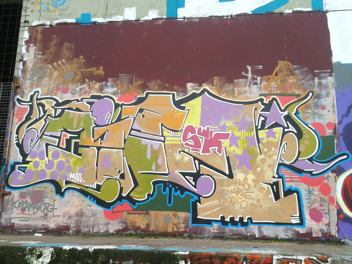 Graffiti Wall - Photo by daREALziegenpeter - oita, swk