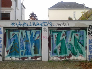Graffiti Bombing - Photo by daREALziegenpeter - swk, rlz